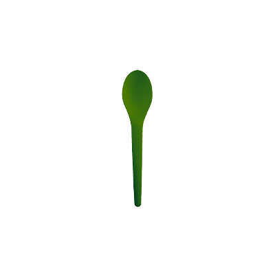Compostable Cutlery - Green - Spoon